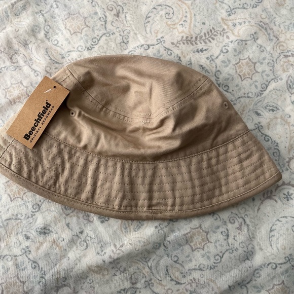 Tan Bucket Hat with Sturdy Canvas and Ventilation - Picture 7 of 8